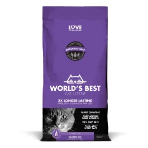 World's Best Cat Litter 8lb Lavender Scented