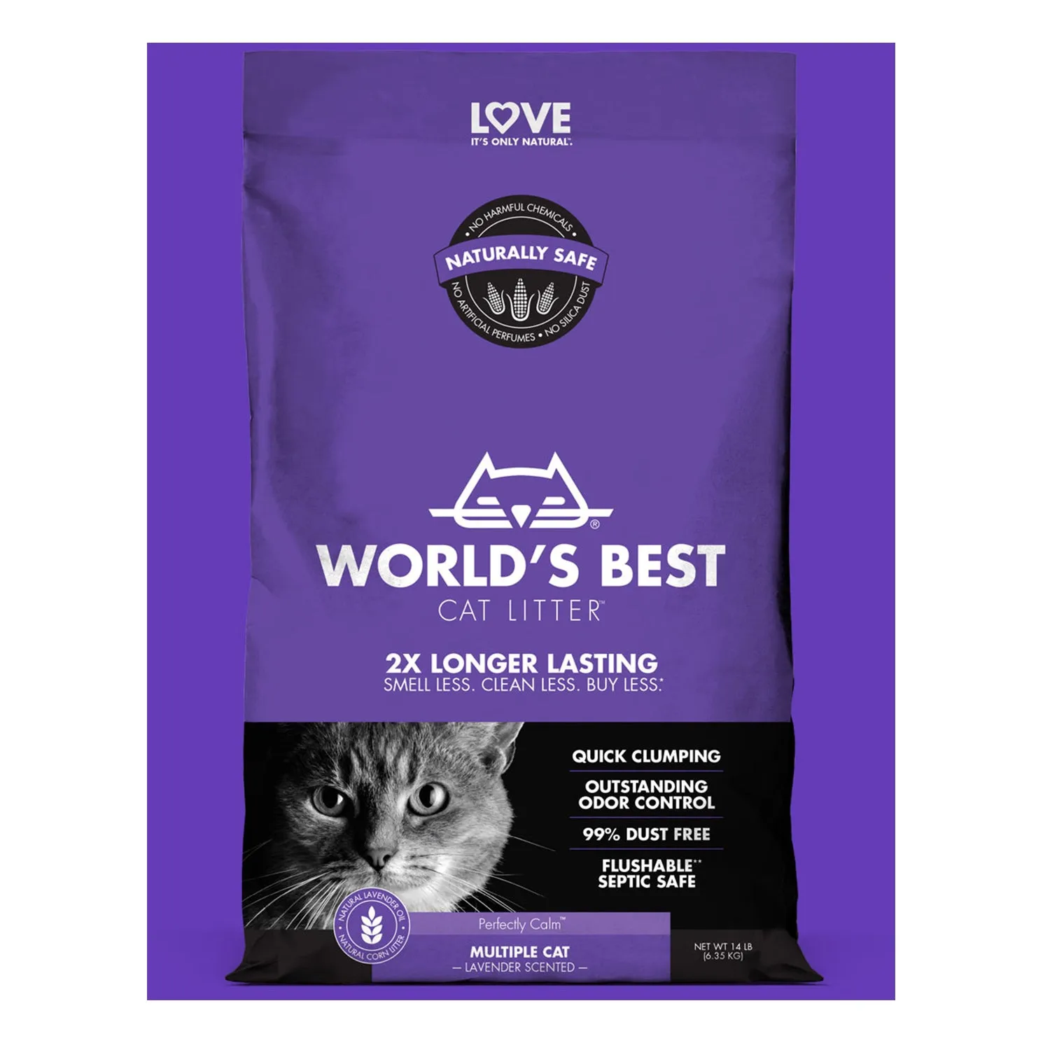 World's Best Cat Litter Lavender