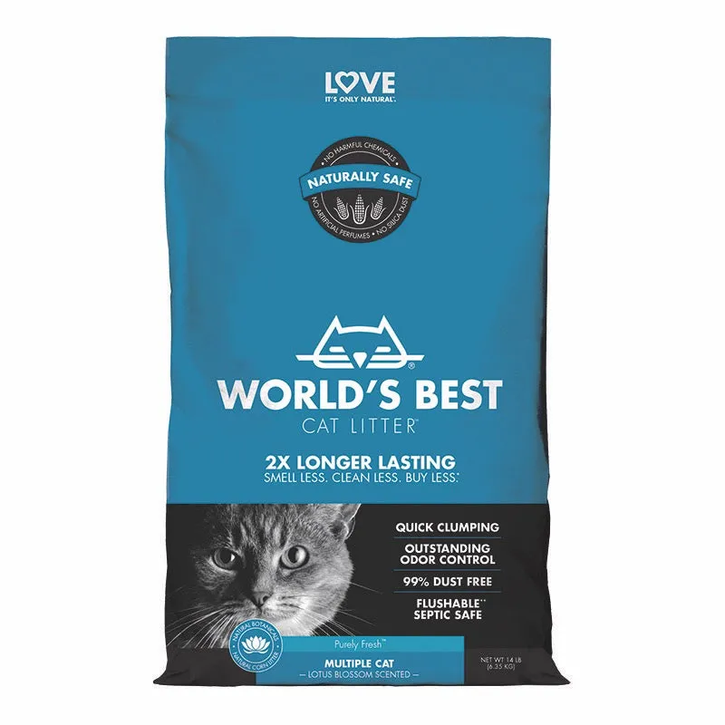 World's Best Cat Litter Lotus Scent