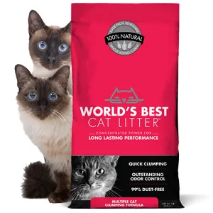 World's Best Cat Litter Scoopable Multiple Cat Clumping Formula