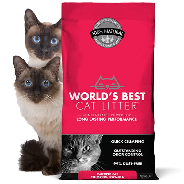 World's Best Cat Litter Scoopable Multiple Cat Clumping Formula